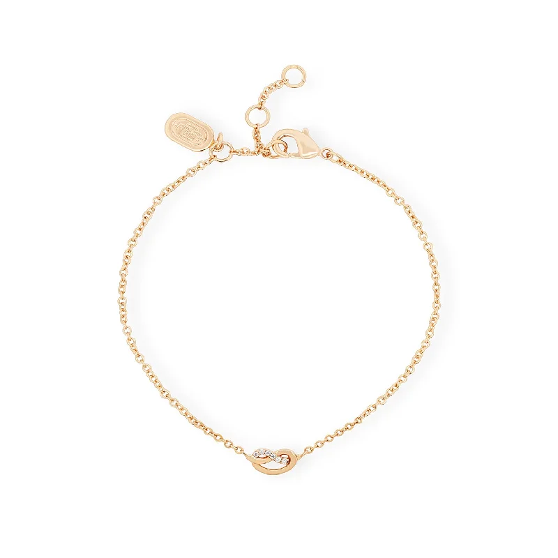 custom engraved bracelet for daughter-Gold Joice Bracelet