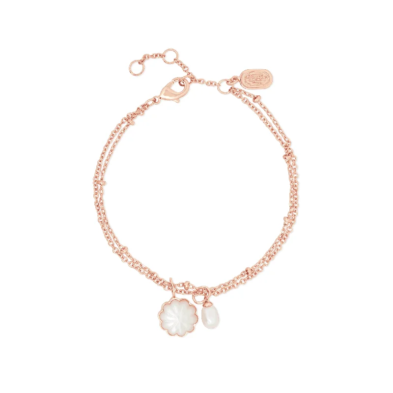 luxury charm bracelet for special occasions-Rose Gold Coco Bracelet