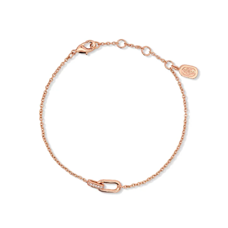 bohemian charm bracelet for women-Rose Gold Courtney Bracelet