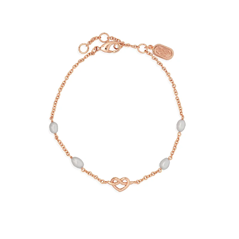 women’s bracelet with engraved initials-Rose Gold Jubilee Bracelet