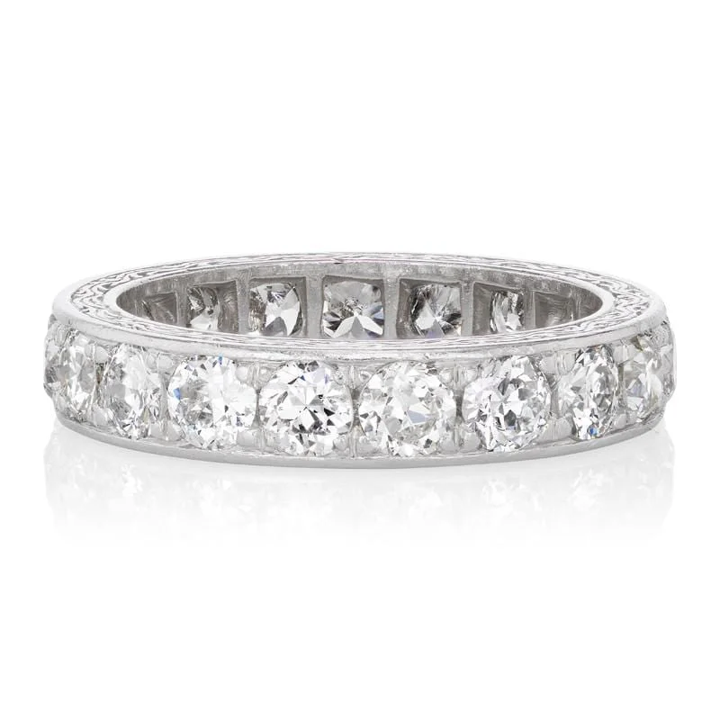 women’s wedding rings with platinum and diamonds-Ballie