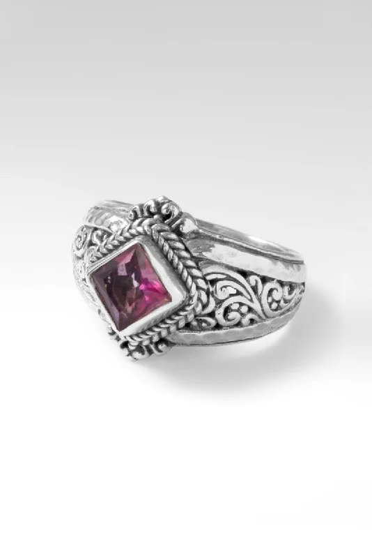 men’s diamond engagement rings with sapphires-Benevolence Ring II™ in Pure Pink™ Mystic Topaz