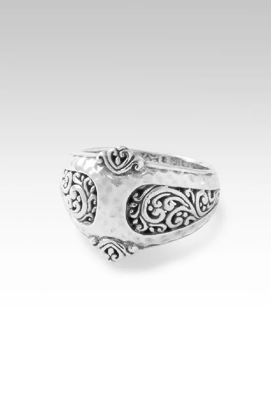 women’s engagement rings with multi-stones-Benevolence Ring™ in Tree of Life