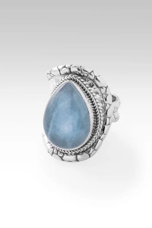 luxury diamond rings for women-Blessed with Abundance Ring™ in Aquamarine