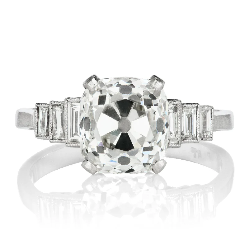 luxury diamond engagement rings for women-Emilia