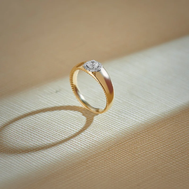 women’s vintage engagement rings-Fine Solitaire Ring