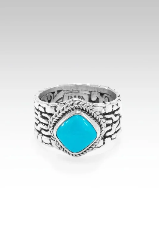 affordable wedding rings for men-Generosity Prospers Ring II™ in Sleeping Beauty Turquoise