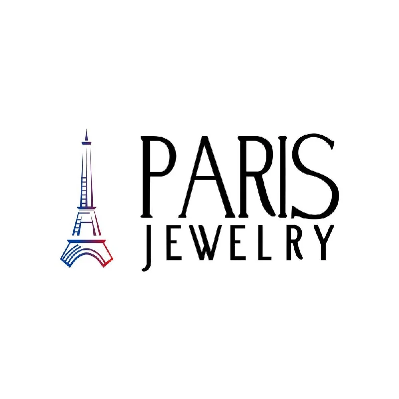 luxury platinum wedding rings-Paris Jewelry 18K Black 3Ct Created White Sapphire Round Engagement Wedding Ring Plated