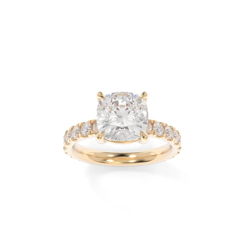 classic gold engagement rings for men-Sinclair Ring Cushion