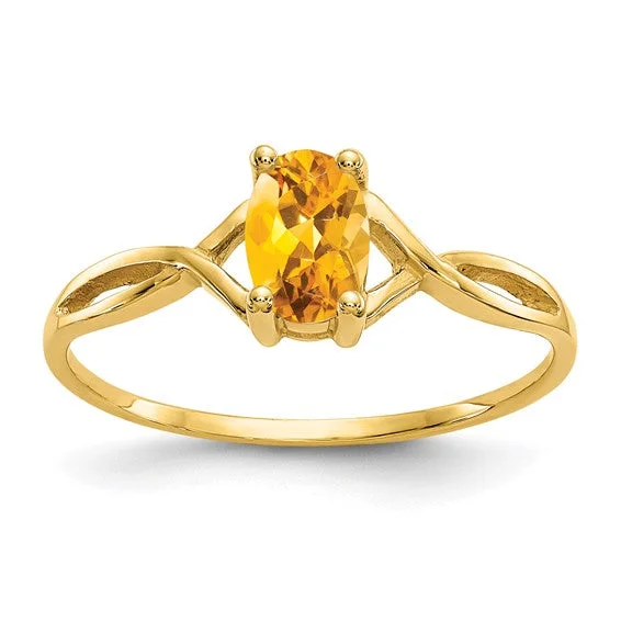 vintage engagement rings with unique designs-Citrine Gemstone Ring