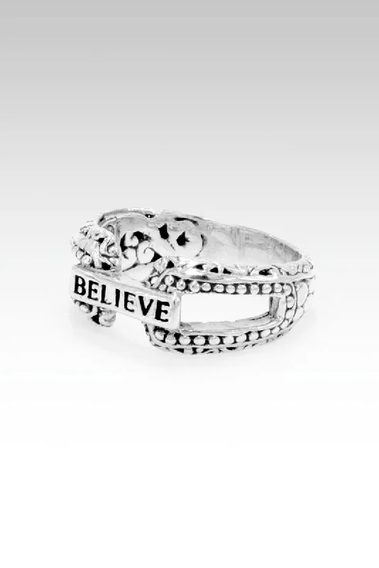 men’s black titanium engagement rings-Believe Ring™ in Watermark