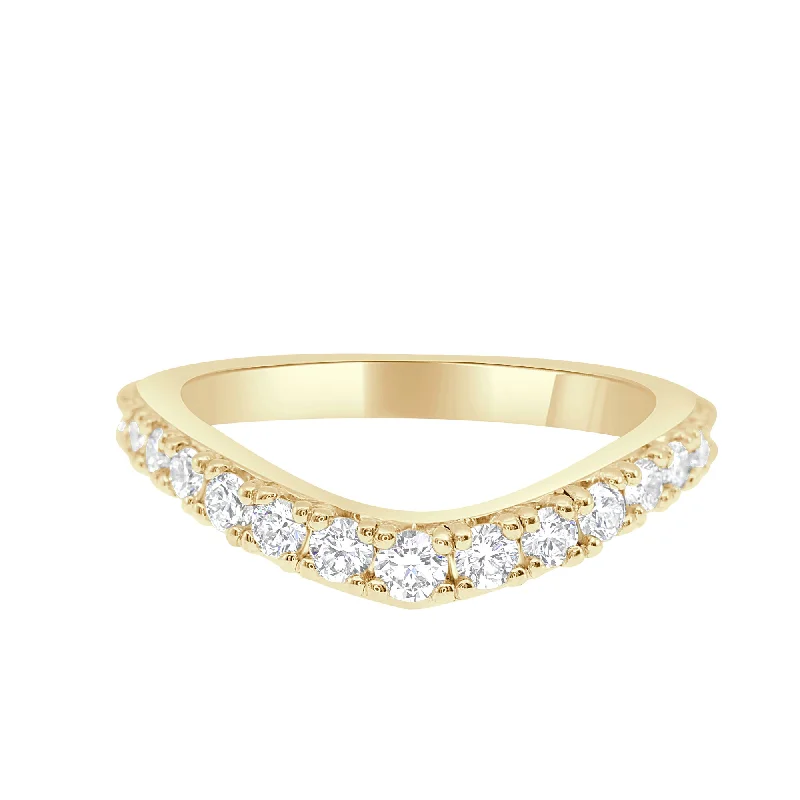 classic gold wedding bands-The Mini Cascading Enhancer