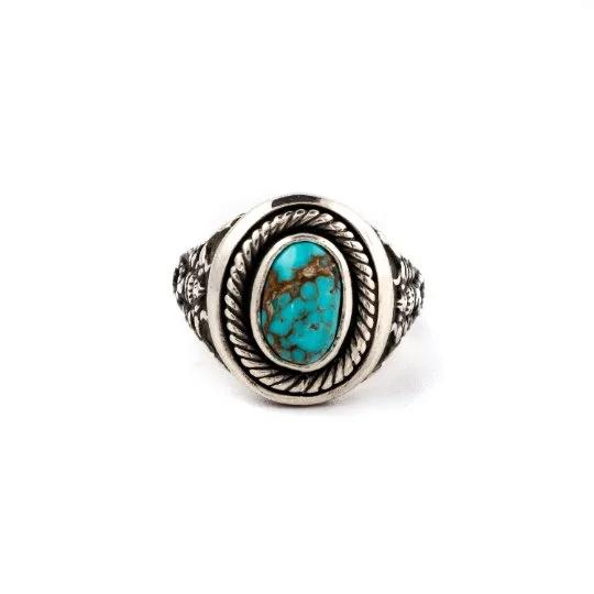 custom gold rings for couples-The "Echoes of Egypt" Serqet's Scorpion Ring w/ Egyptian Turquoise