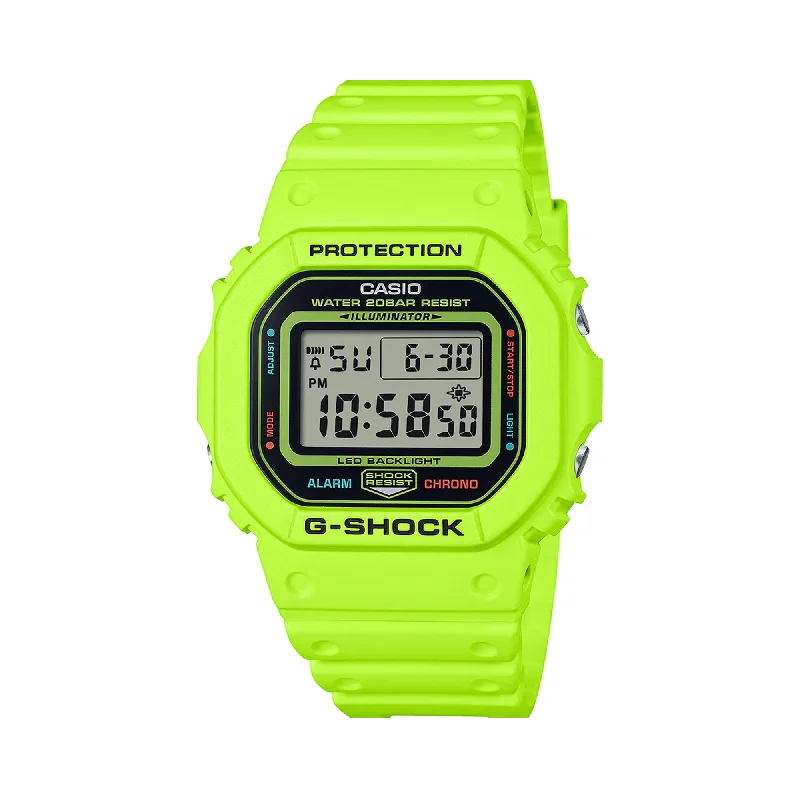 designer watches for men with gold tone -Casio G-SHOCK Digital Watch DW5600EP-9DR