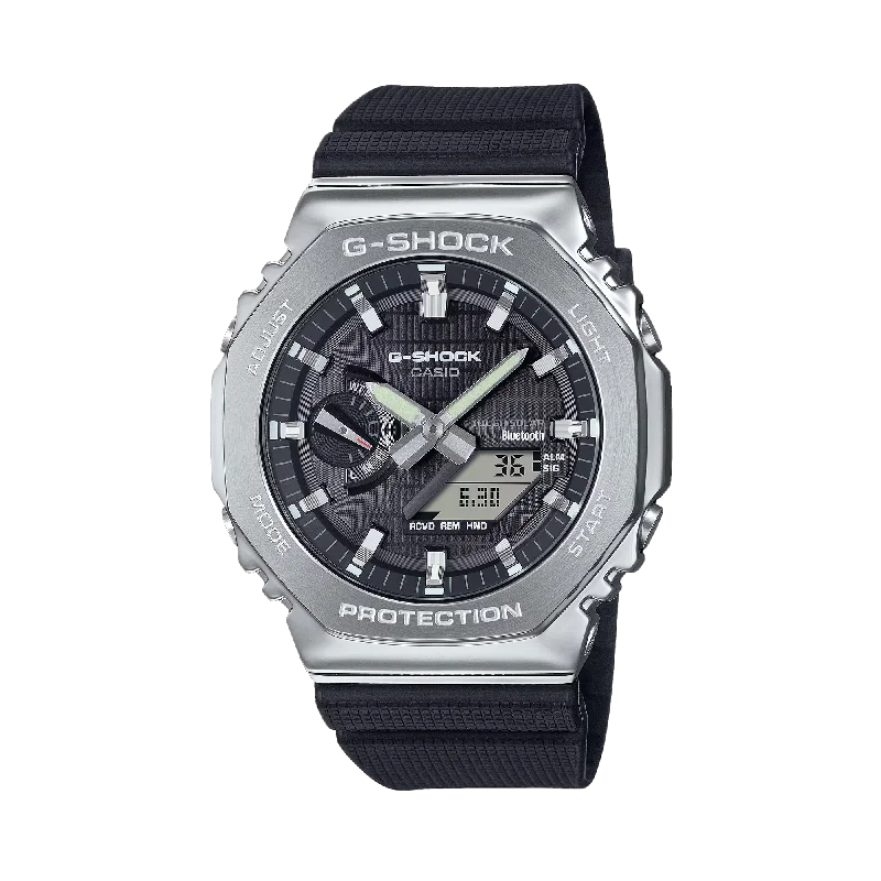 high-tech smartwatches with voice control -Casio G-SHOCK Analogue Digital Watch GBM2100-1ADR