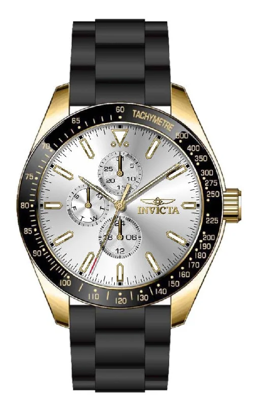 best watches for men with chronograph and tachymeter -Band For Invicta Aviator  Men 48857