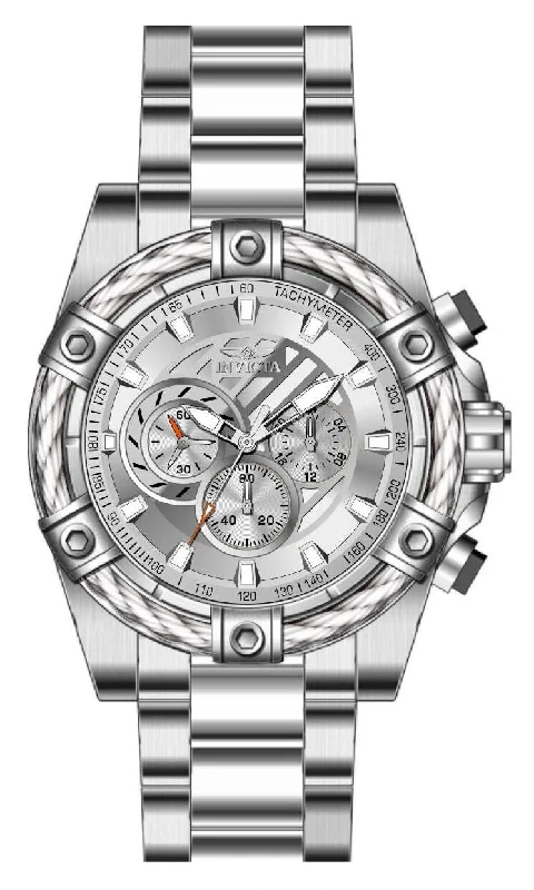 men's watches with unique, bold designs -Band For Invicta Bolt  Men 48864