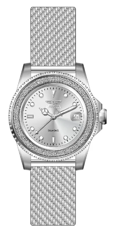 luxury watches for men with elegant design features -Band For Invicta Elite Diamond  Men 48744