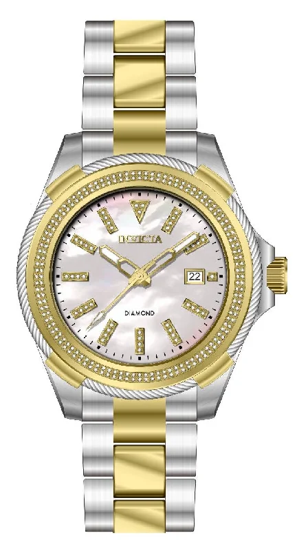 high-quality sports watches with smart technology -Band For Invicta Elite Diamond  Men 48789