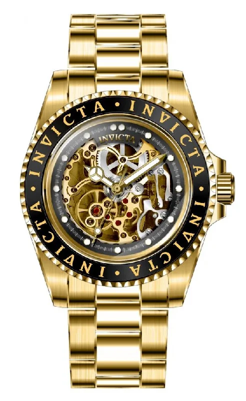 eco-friendly watches for men with leather straps -Band For Invicta Pro Diver  Men 48794