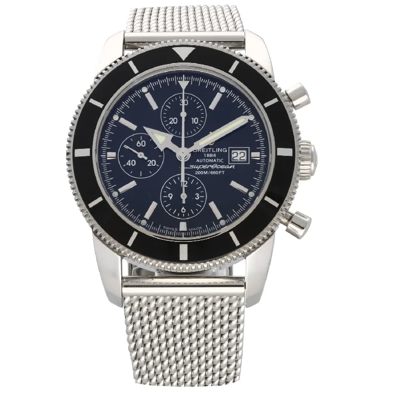 high-quality sports watches with smart technology -Breitling Superocean A13320 46mm Stainless Steel Watch