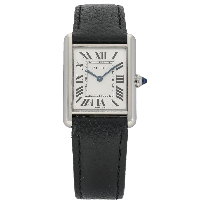 best watches for men with day-date functions -Cartier Tank Must WSTA0041 25mm Stainless Steel Watch