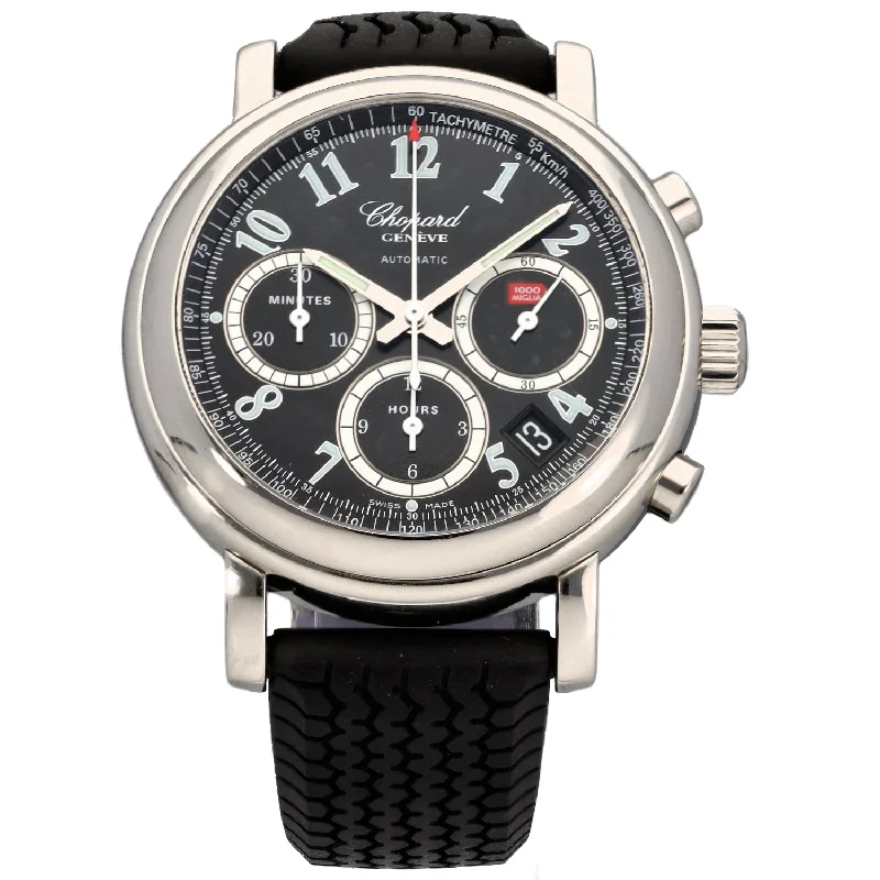 men's watches with dual chronograph functions -Chopard Mille Miglia 8331 39mm Stainless Steel Watch