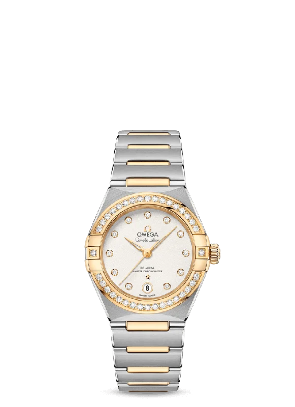 luxury watches for women with rose gold accents -OMEGA Constellation Co‑Axial Master Chronometer 29 mm