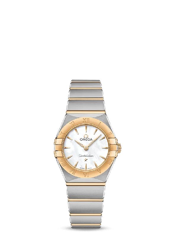 men's watches with durable and stylish rubber bands -OMEGA Constellation Quartz 25 mm