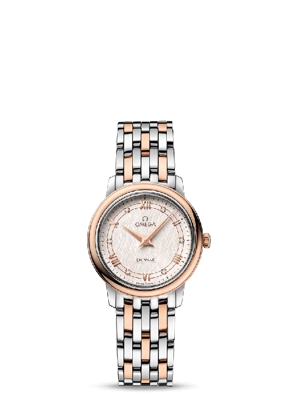 watches for women with colorful leather straps -OMEGA De Ville Prestige Quartz 27.4 mm