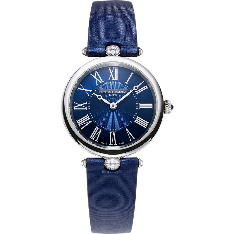 watches for women with crystal embellishments -Frederique Constant Classics Art Deco Round