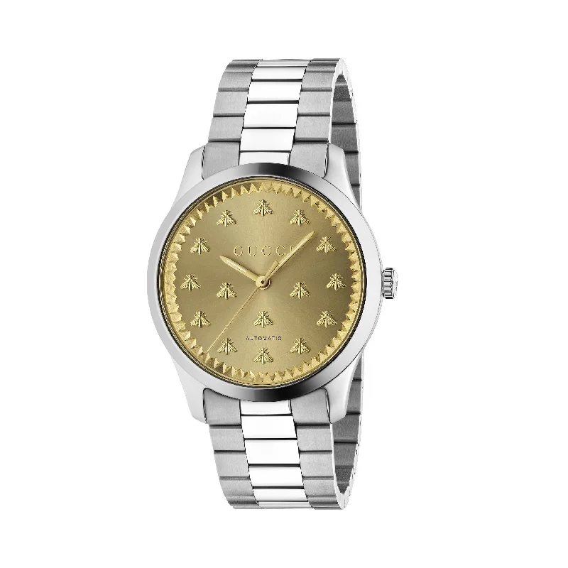 smartwatches for women with call and message notifications -Gucci G-Timeless Watch