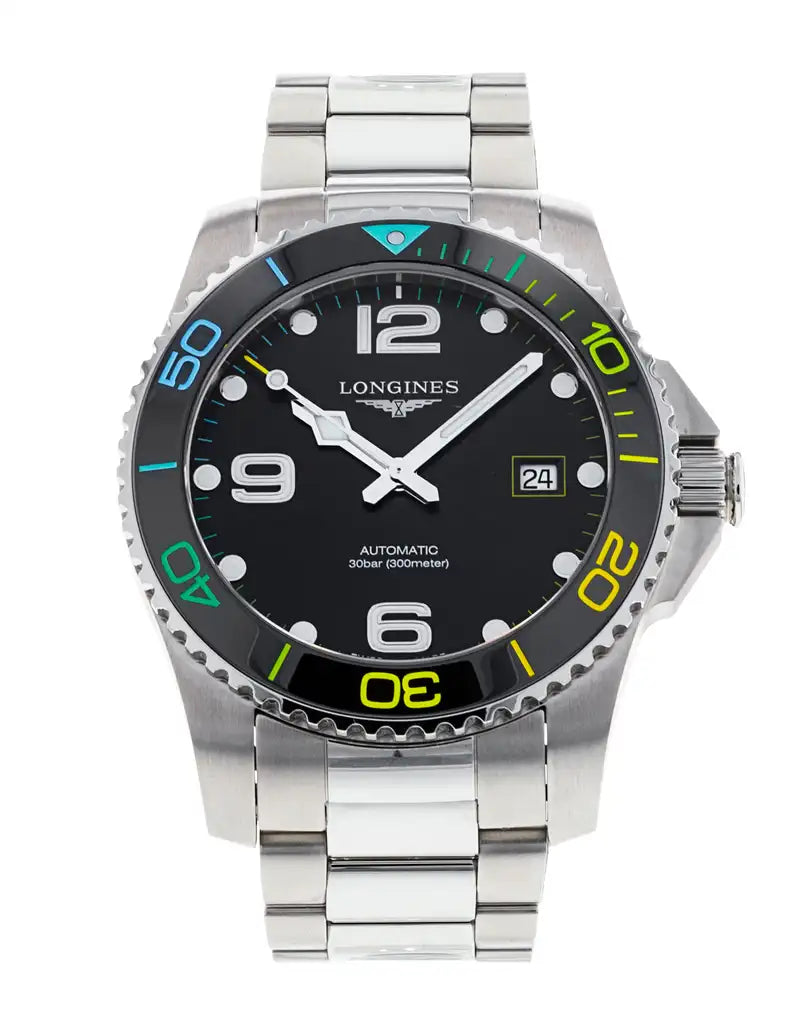 smartwatches with built-in GPS for runners -Longines HydroConquest Automatic Men's Watch