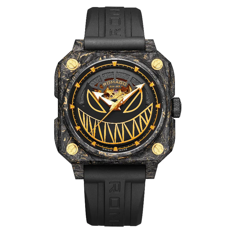 best watches for outdoor enthusiasts with compass -LUMINFUSION CARBON GOLD