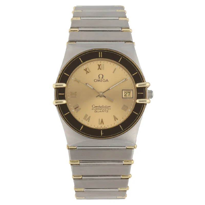 best watches for women with unique patterns -Omega Constellation 198.0136 32mm Bi-Colour Watch