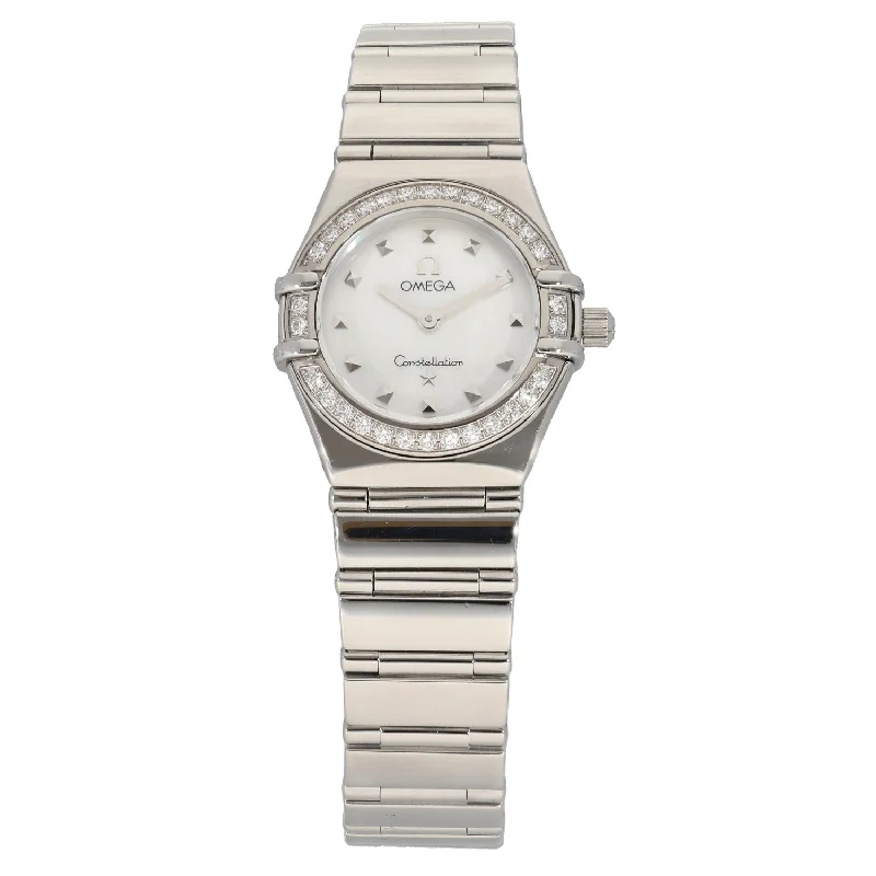 women's watches with modern minimalist design -Omega Constellation 23mm Stainless Steel Watch