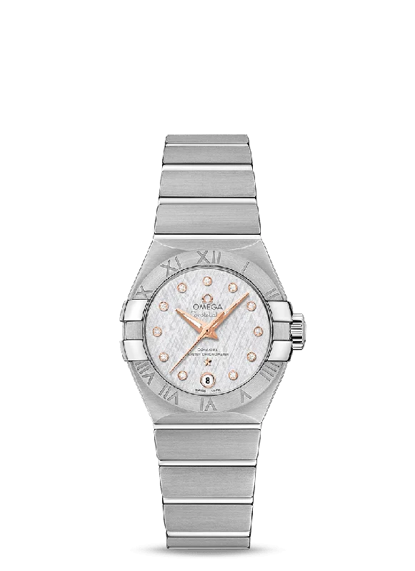 men's watches with unique, bold designs -OMEGA Constellation Co‑Axial Master Chronometer 27 mm