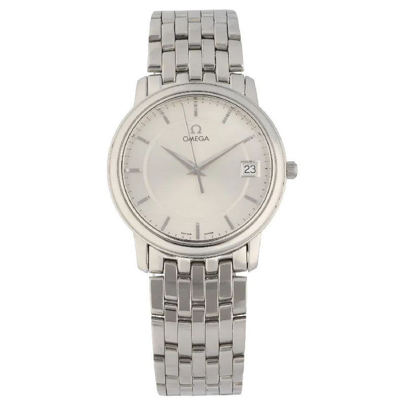 women’s luxury watches with minimalistic dial -Omega De Ville 4510.31.00 34.5mm Stainless Steel Watch