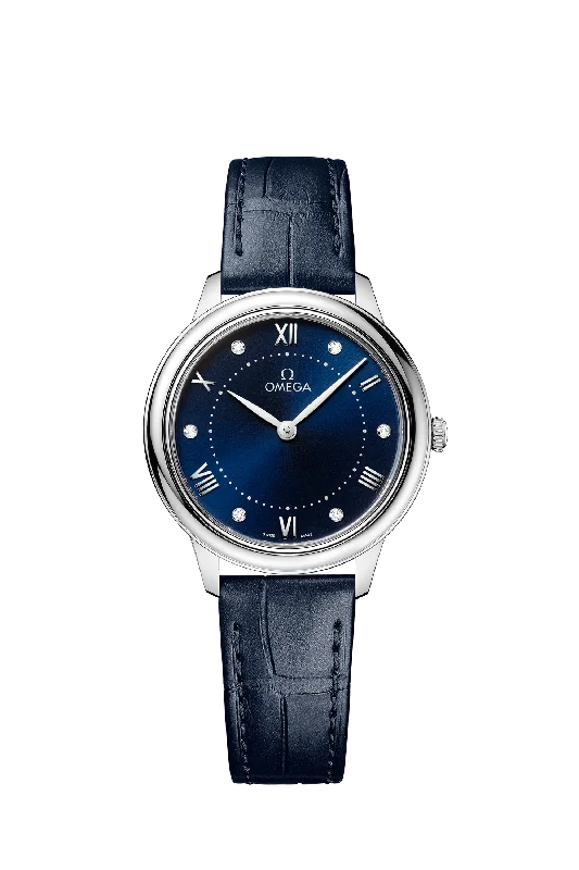 high-end watches for men with ceramic and metal bands -OMEGA Deville Prestige Quartz 30 mm