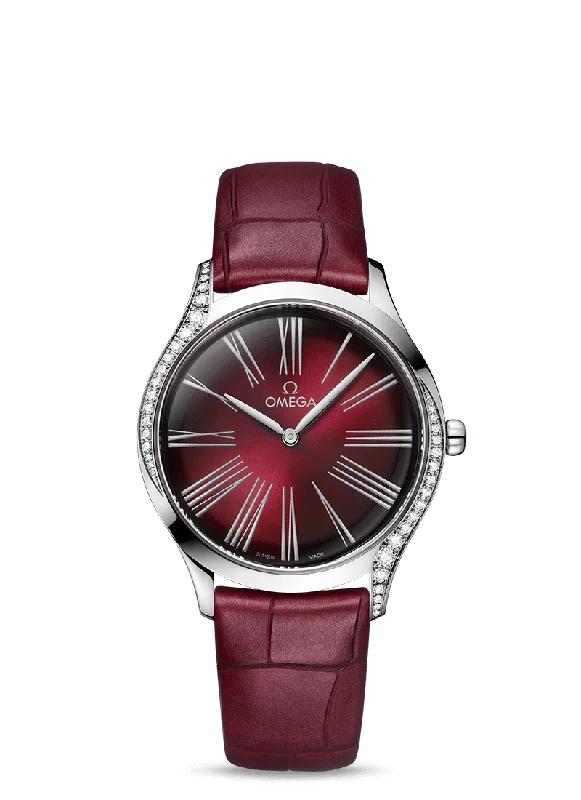 women’s watches with colorful silicone straps -OMEGA De Ville Trésor Quartz 36 mm