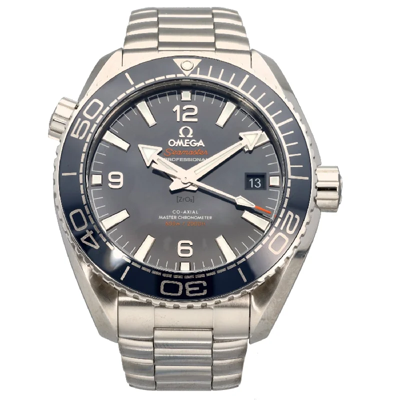 waterproof watches for divers with professional features -Omega Planet Ocean 215.30.44.21.03.001 43.5mm Stainless Steel Watch (Ex-Display)