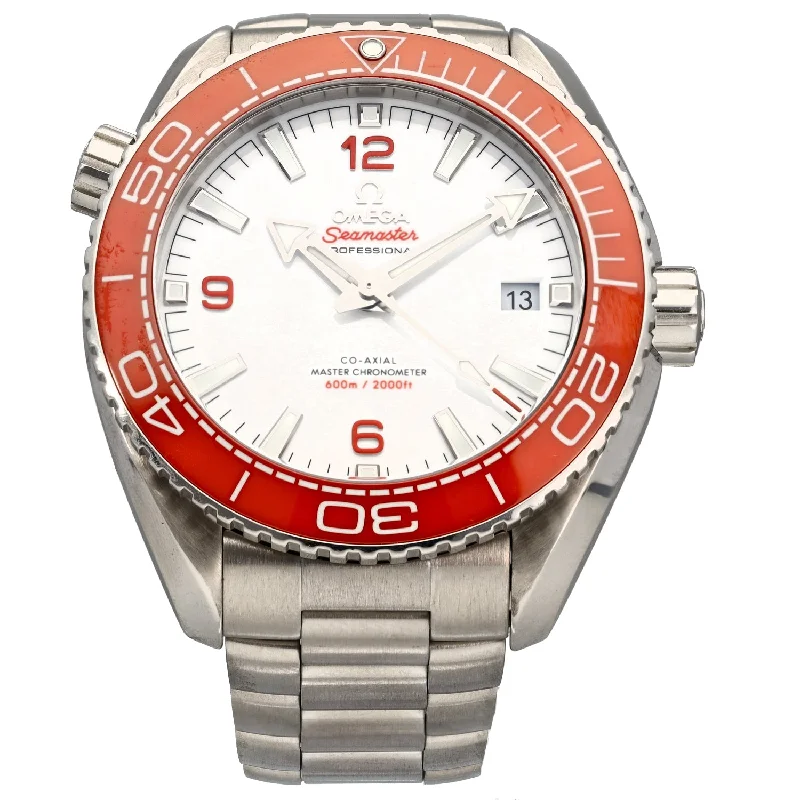 vintage men’s watches with classic design -Omega Planet Ocean 215.30.44.21.04.001 43.5mm Stainless Steel Watch