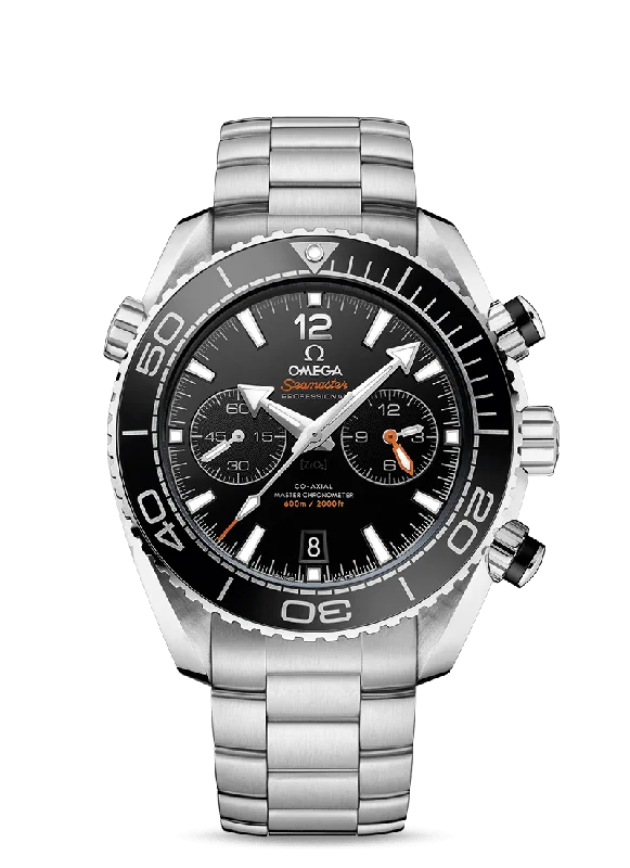 men's watches with mesh bands and modern design -OMEGA Seamaster Planet Ocean 600M Co‑Axial Master Chronometer Chronograph 45.5 mm