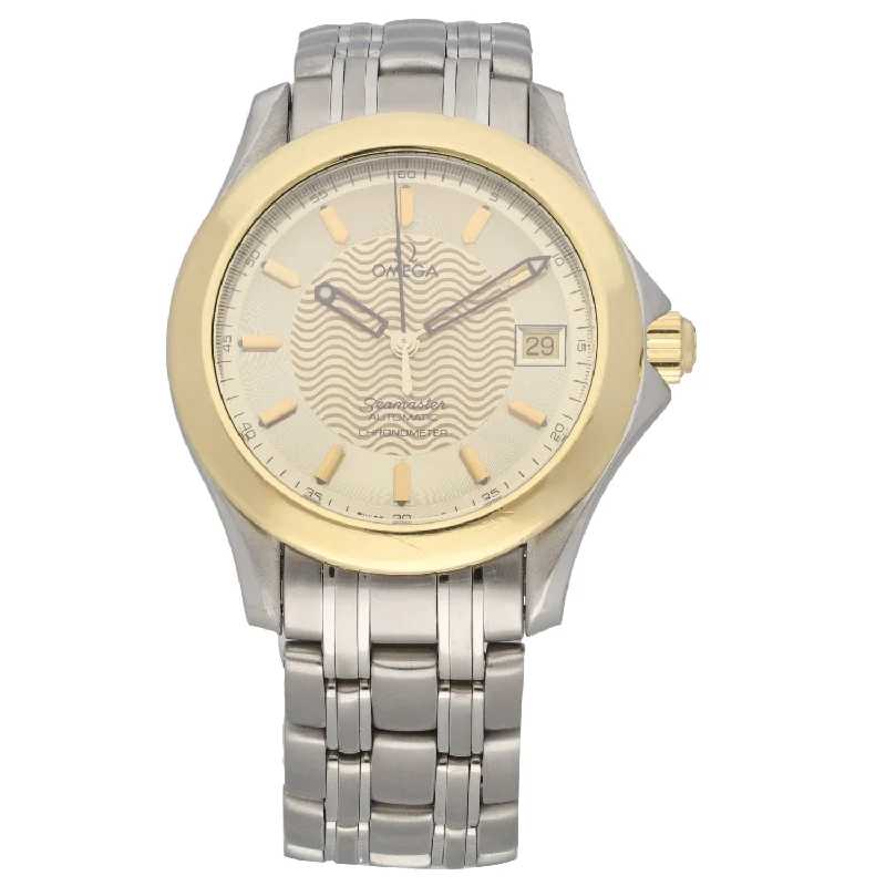 watches for women with transparent case back -Omega Seamaster 36mm Stainless Steel Watch