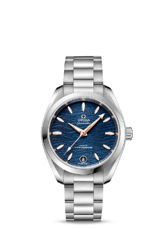 waterproof watches for divers with professional features -OMEGA Seamaster Aqua Terra 150M Co‑Axial Master Chronometer 34 mm