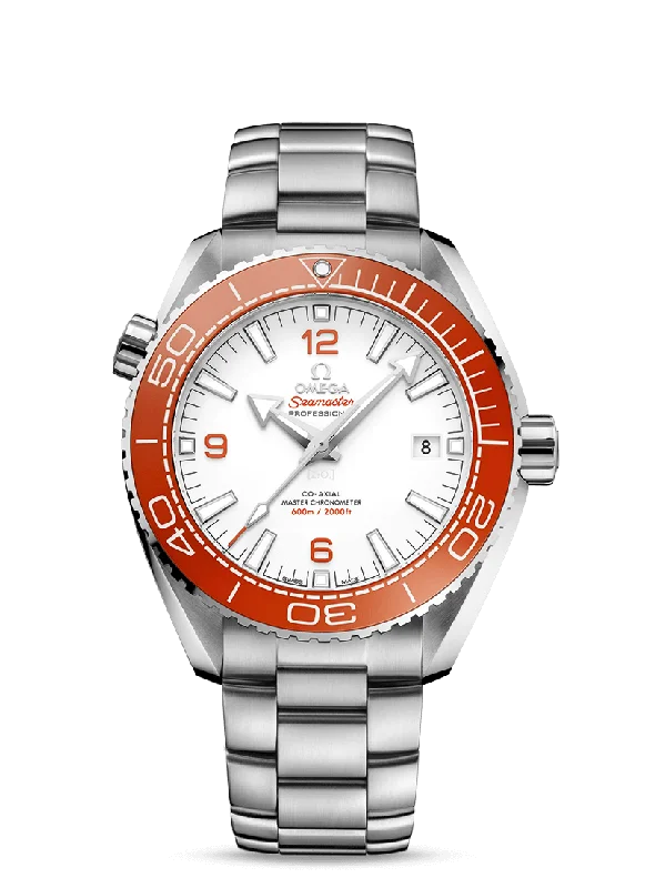 solar-powered watches for men with sports functionality -OMEGA Seamaster Planet Ocean 600M Co‑Axial Master Chronometer 43.5 mm