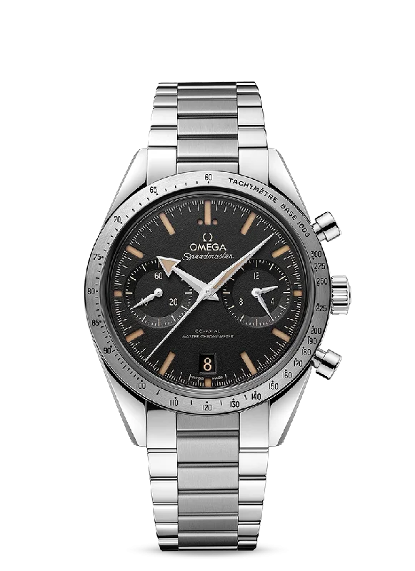 best watches for men with metal and leather bands -OMEGA Speedmaster '57 Co‑Axial Master Chronometer Chronograph 40.5 MM