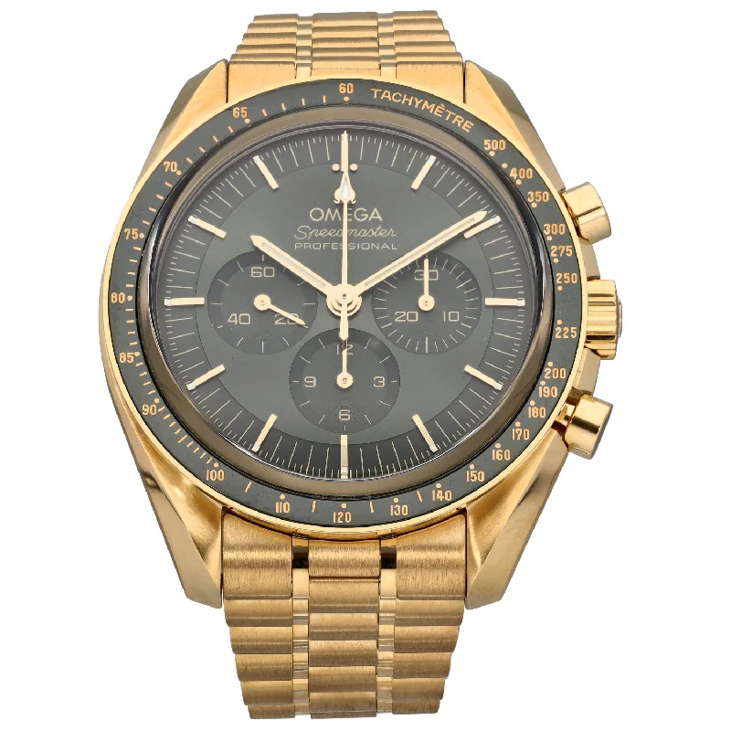 top-rated watches for men with chronograph functions -Omega Speedmaster Professional 310.60.42.50.10.001 42mm Gold Watch (Ex-Display)