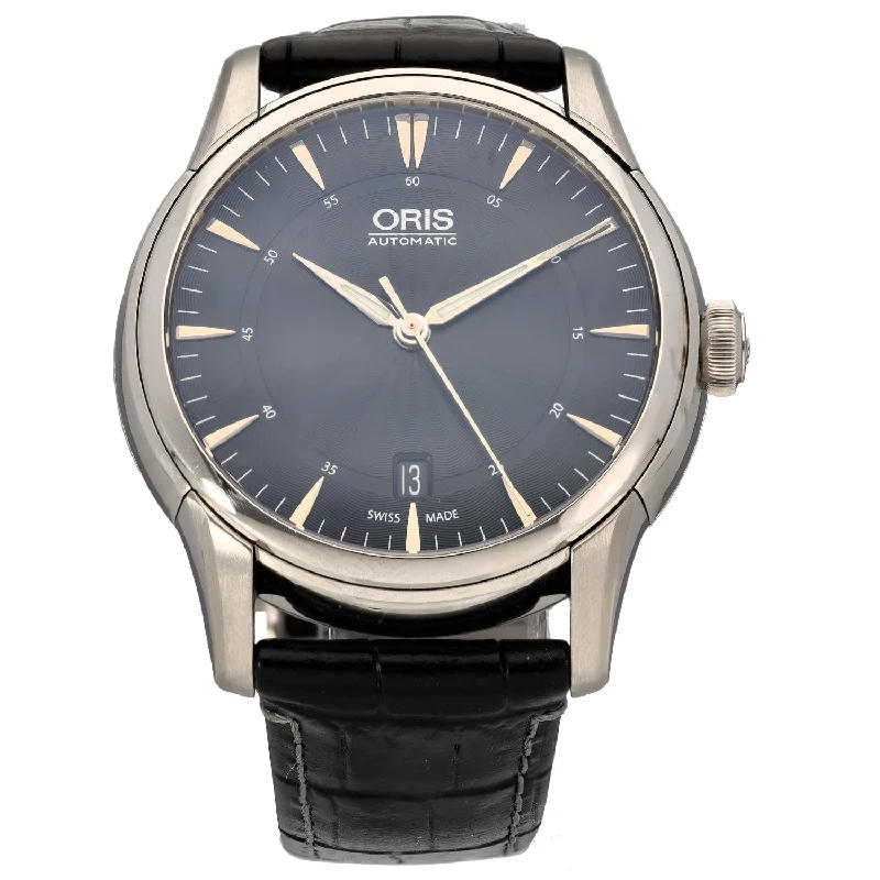 men's luxury watches with skeleton dials -Oris Artelier 7670 40mm Stainless Steel Watch