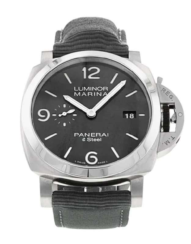 best mechanical watches for men under 1000 -Panerai Luminor Marina ESteel™ Grigio Roccia Men's Watch